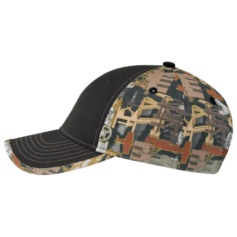 Casquette camouflage Oilfield® en sergé de coton/polyester de luxe