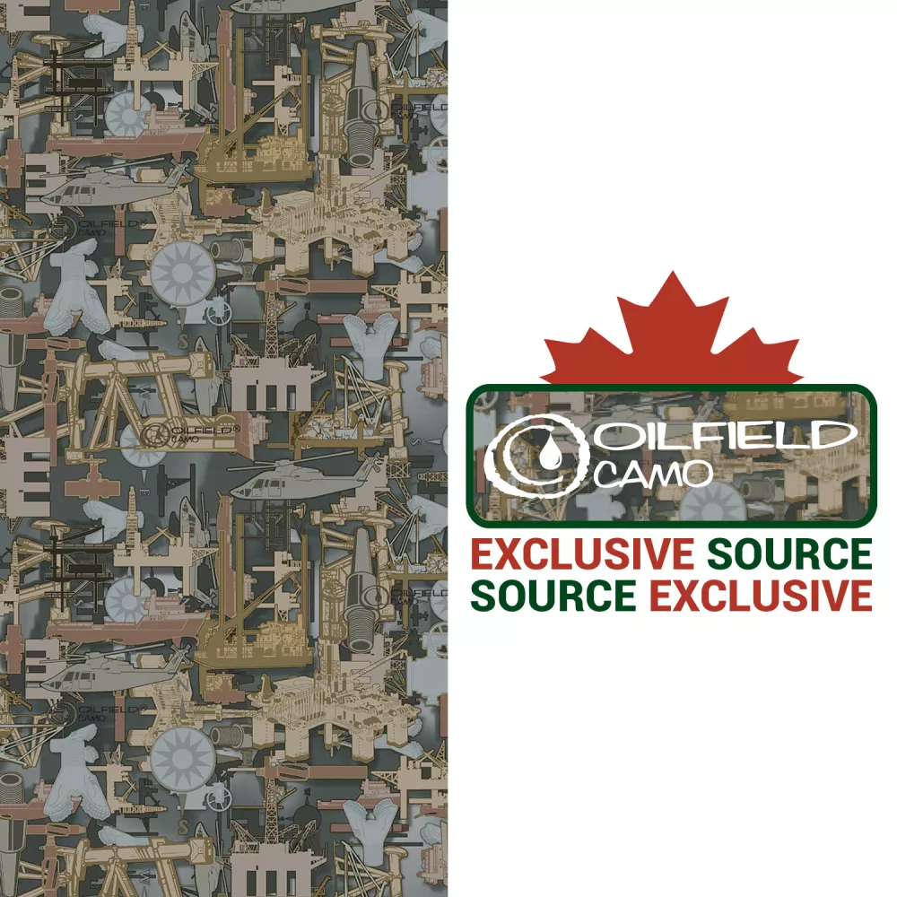 Casquette camouflage Oilfield® en sergé de coton/polyester de luxe