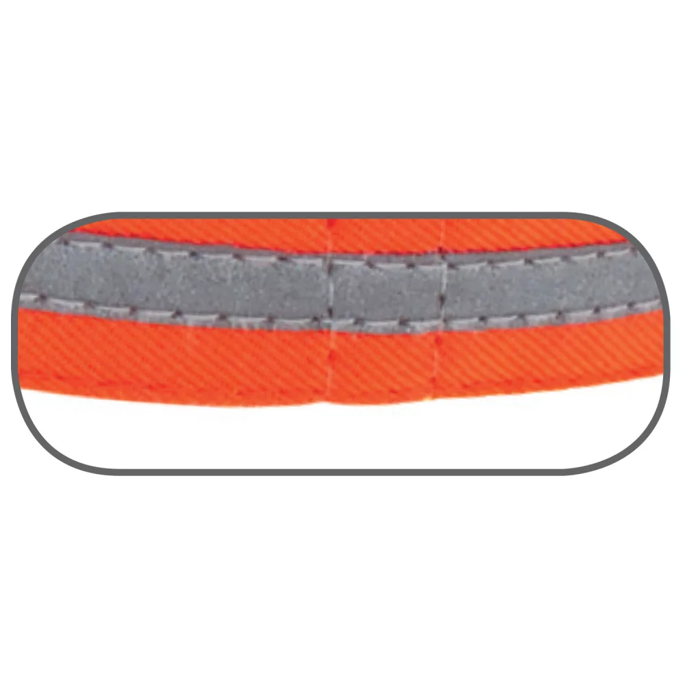 Casquette réfléchissante en polycoton/polyester ajustée.