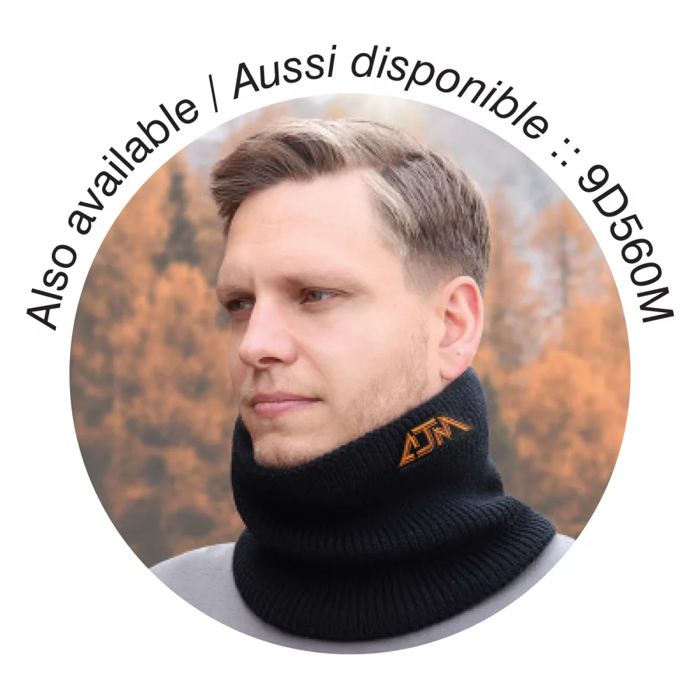 Bonnet à revers en maille avec doublure en polaire de corail en polyester