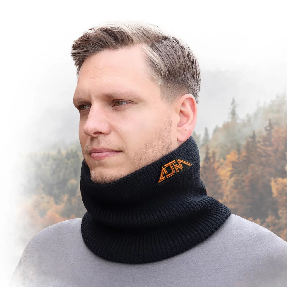 Cache-cou avec doublure en polaire de corail en polyester