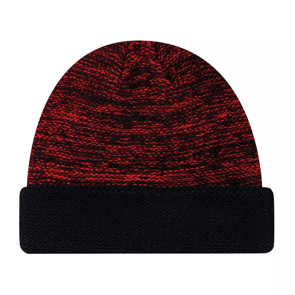 Bonnet à bordure tricotée en mélange