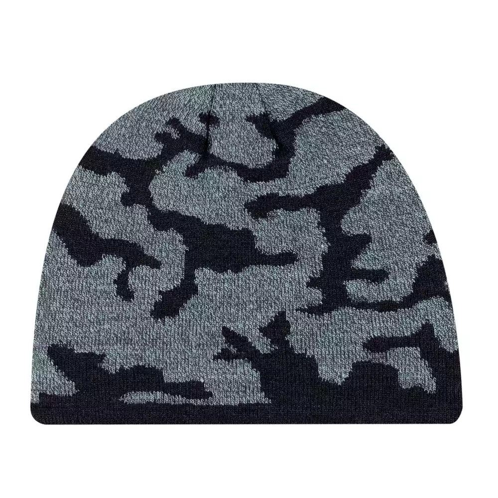 Tuque en tricot camouflage urbain