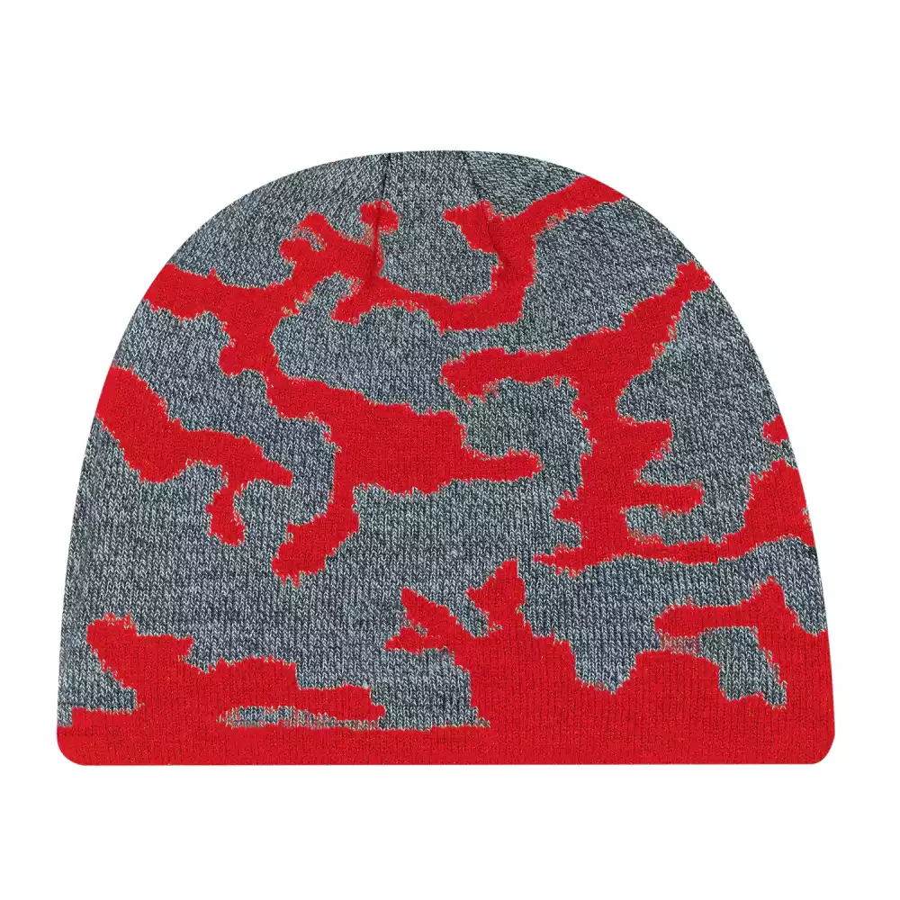 Tuque en tricot camouflage urbain
