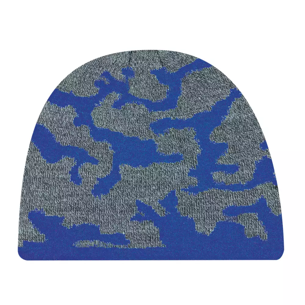 Tuque en tricot camouflage urbain