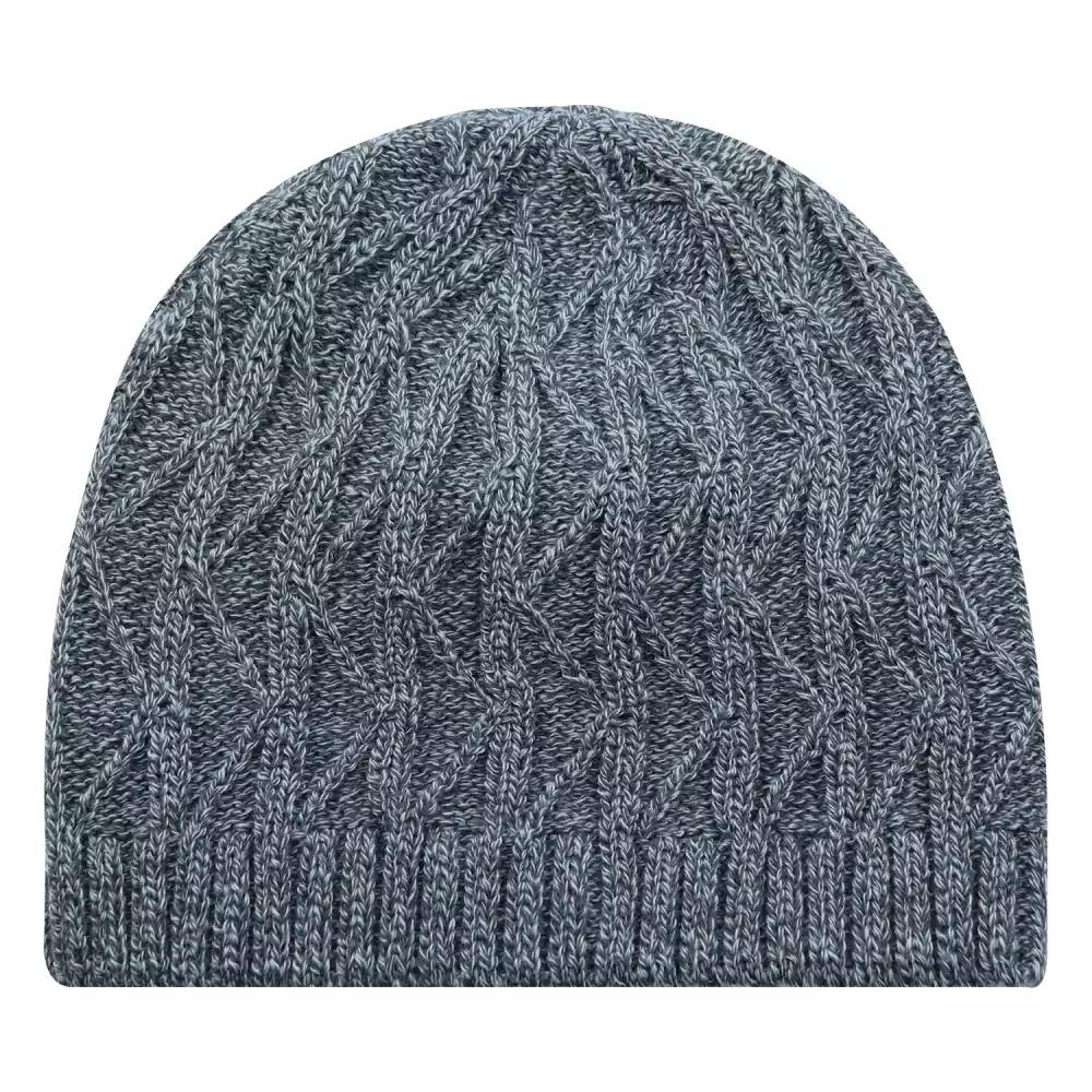 Bonnet à torsades en tricot jacquard