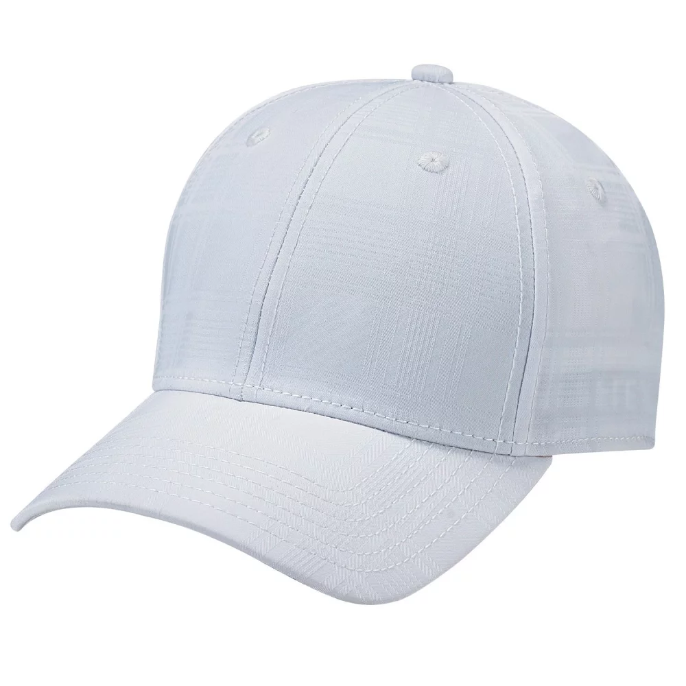 Casquette en polyester à carreaux A-Flex et spandex