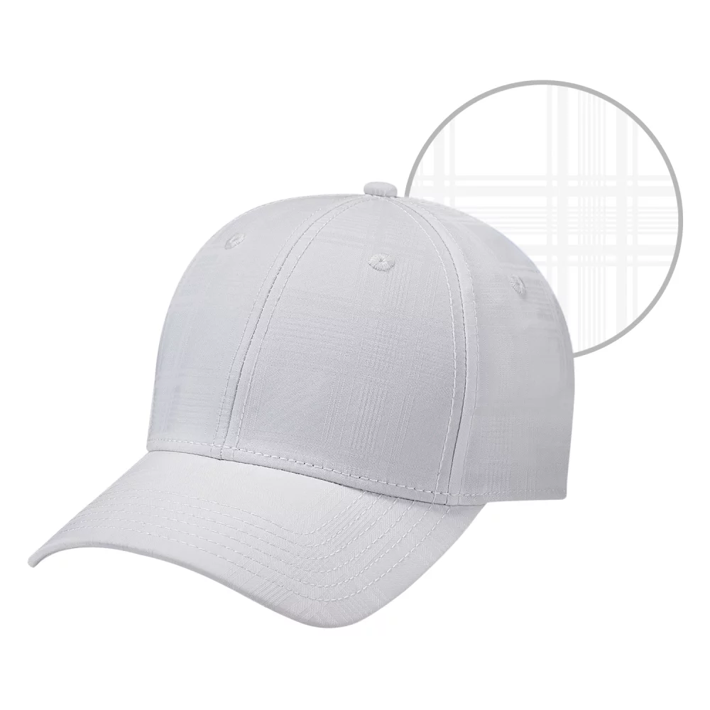 Casquette en polyester à carreaux et spandex de classe A