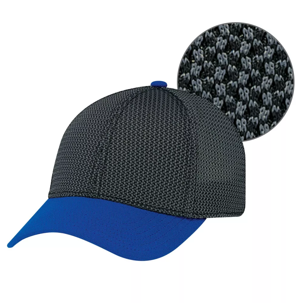 Casquette en maille ouverte en polyester de luxe