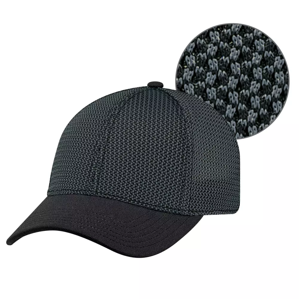 Casquette en maille ouverte en polyester de luxe