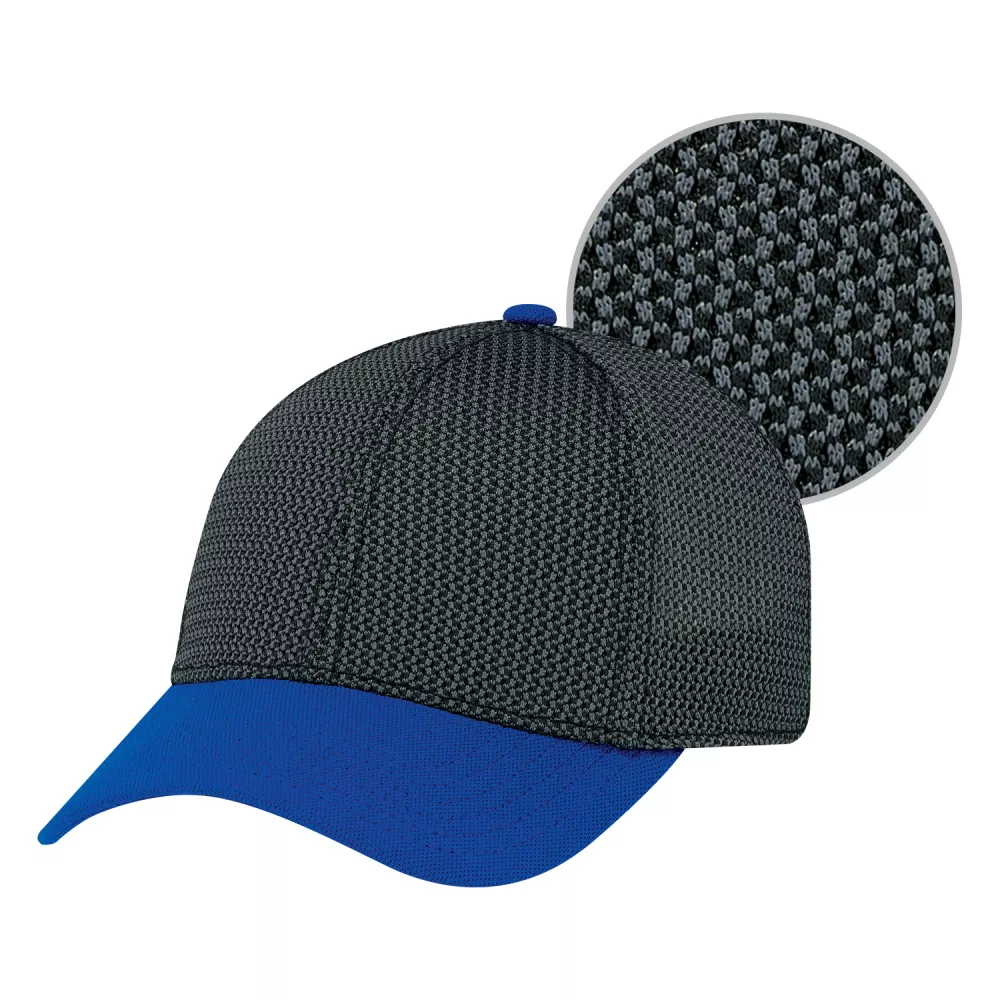 Casquette en maille ouverte en polyester de luxe