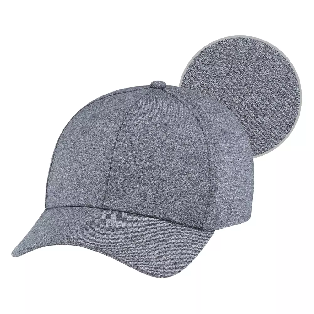 Casquette en polyester chiné A-Flex et spandex