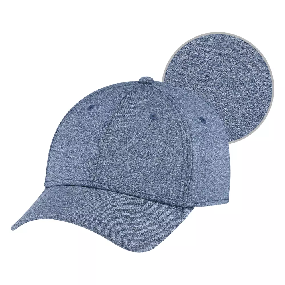 Casquette en polyester chiné A-Flex et spandex
