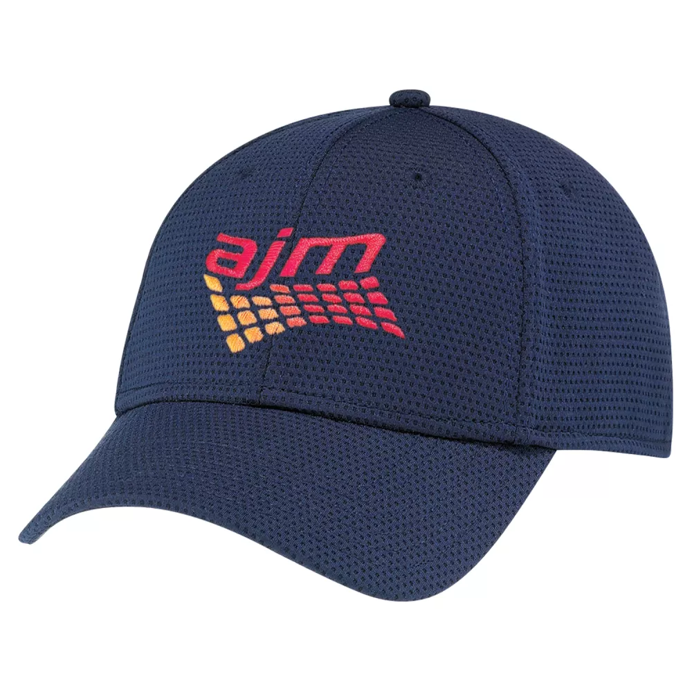 Casquette en maille polyester fusionnée A-Flex Deluxe