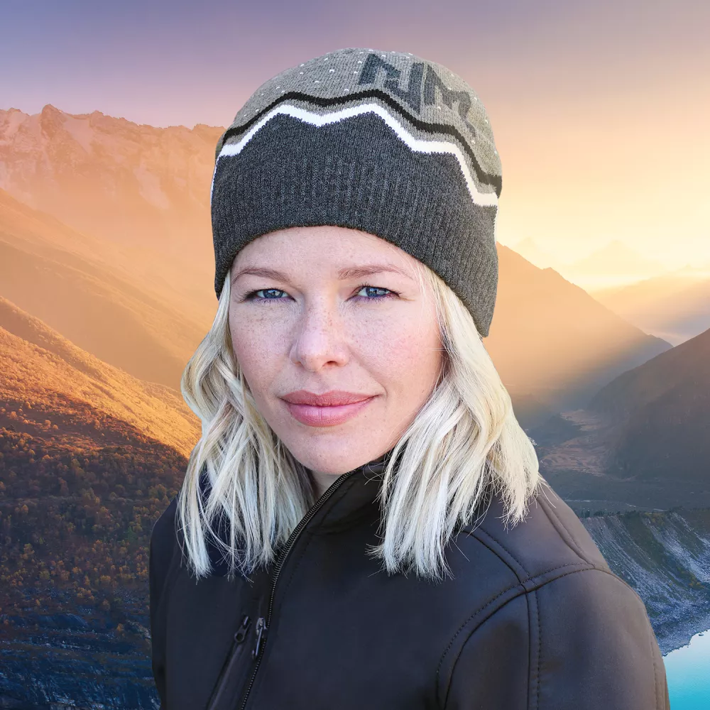 Toque en tricot côtelé personnalisé pour usage domestique