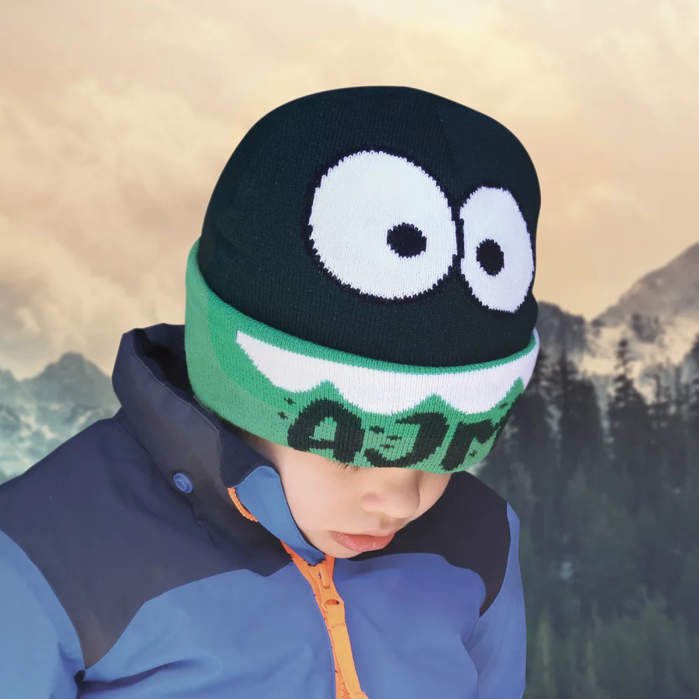 Tuque à revers personnalisée pour enfants/adultes - Bonnet