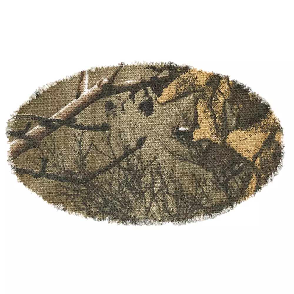 Patch en sergé de coton deluxe lavé aux enzymes