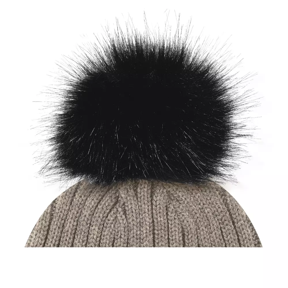 Pompon en fausse fourrure en polyester