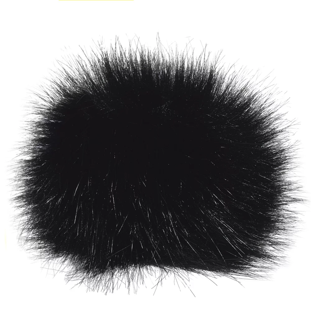 Pompon en fausse fourrure en polyester