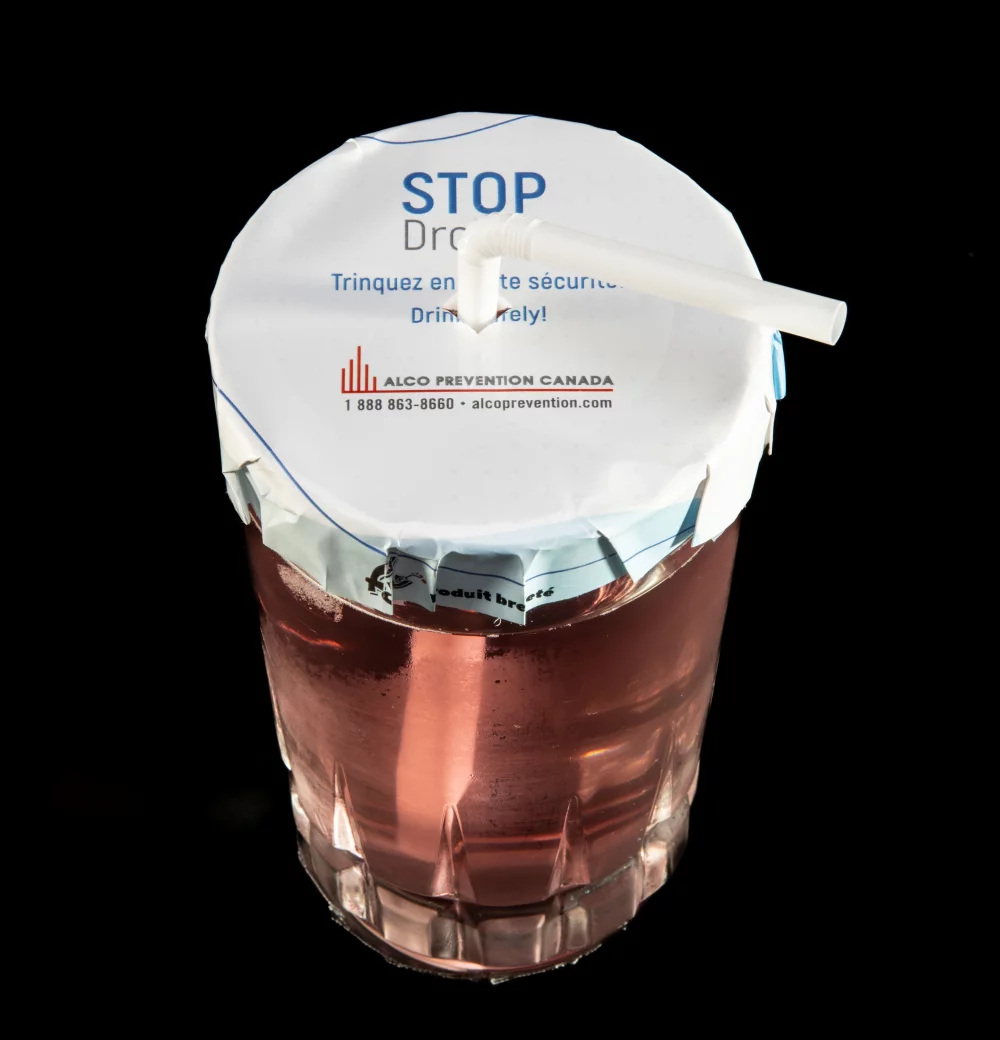 STOP DRUG FDG ® - Drink Spiking Cover