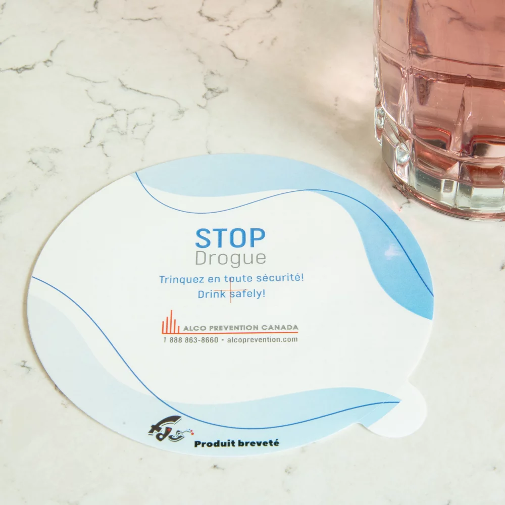 STOP DRUG FDG ® - Drink Spiking Cover