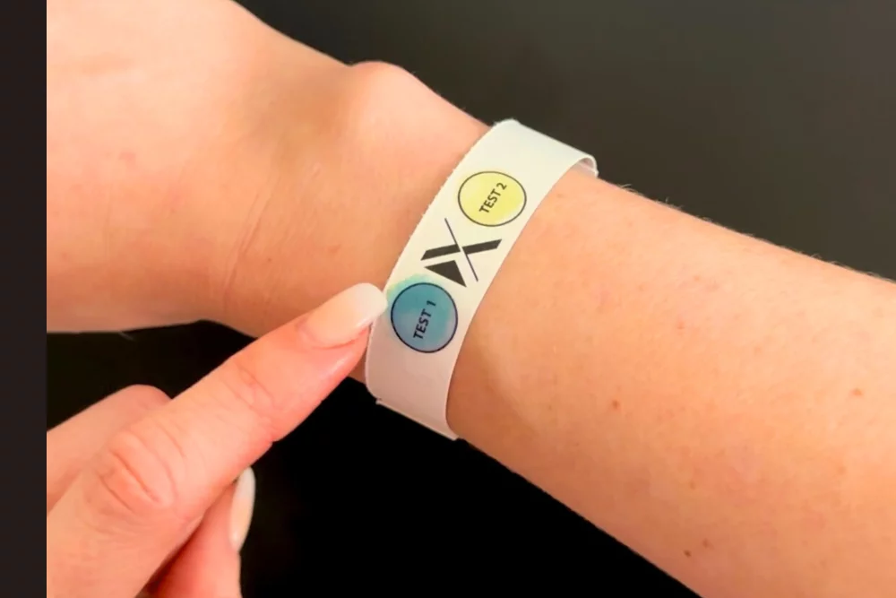 GHB-Detecting Wristband