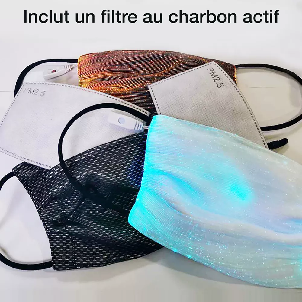 Masque lumineux à LED