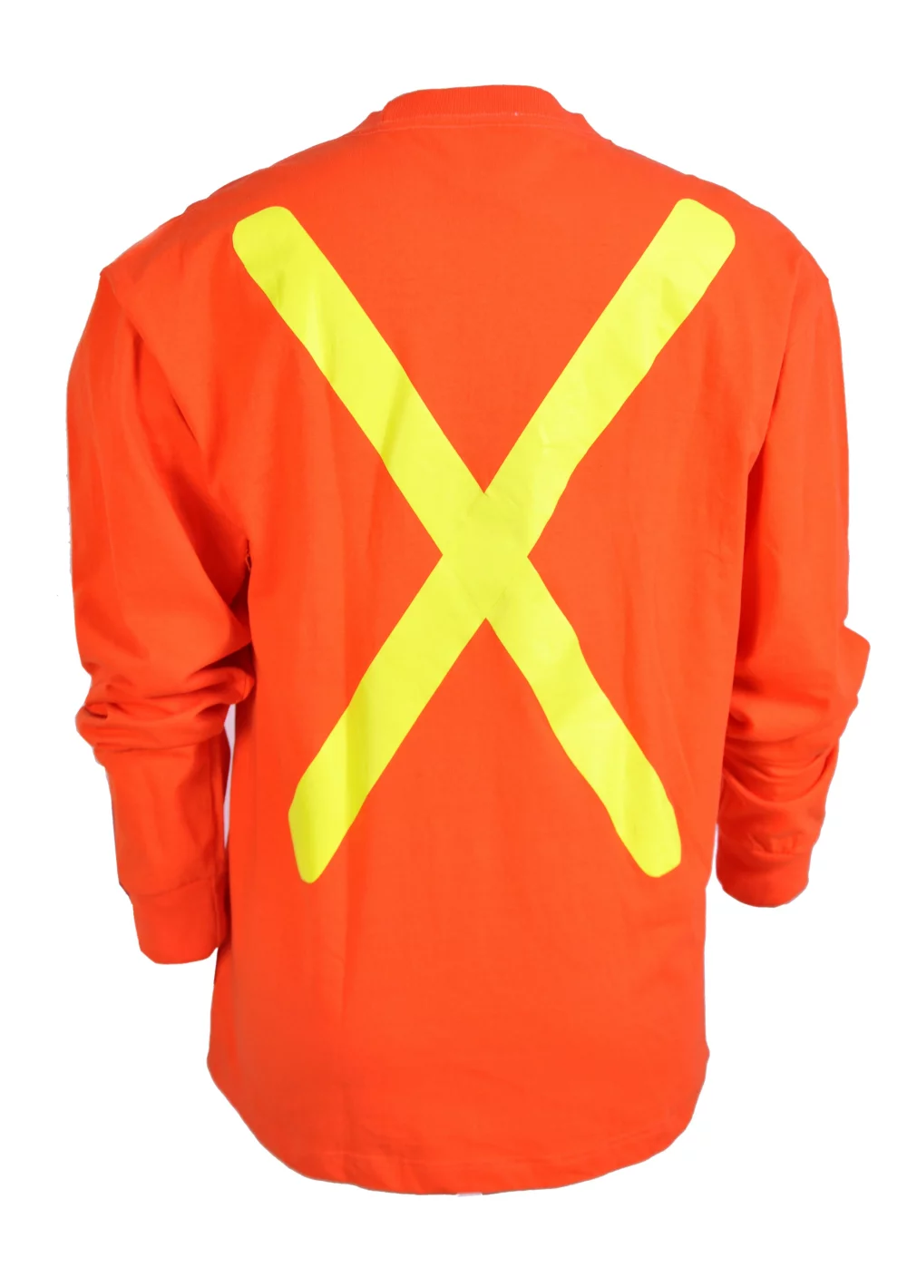 Viking® Safety Cotton Long Sleeve T-Shirt w/Reflective Arm Band Stripe