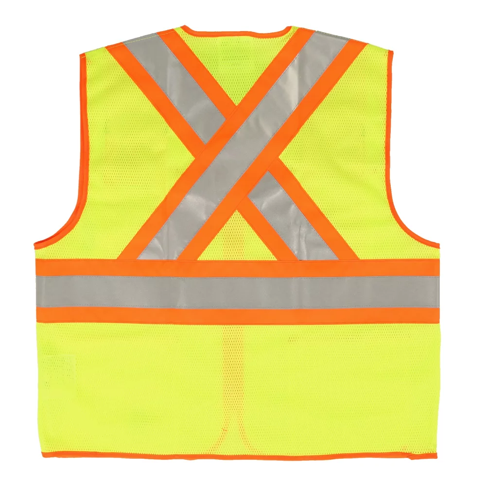 Viking® Open Road® Zipper Safety Vest (Green)