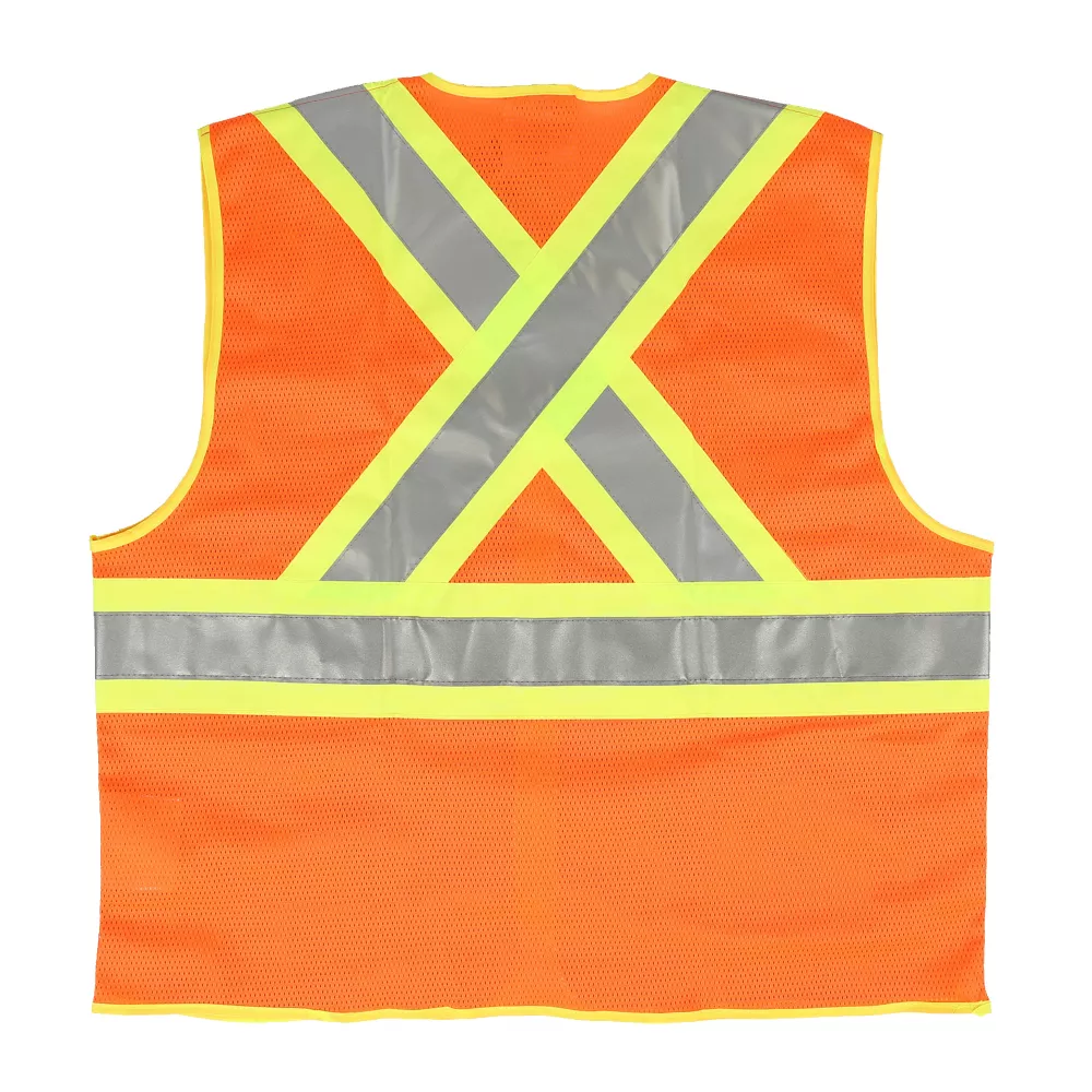 Viking® Open Road® Zipper Safety Vest (Orange)