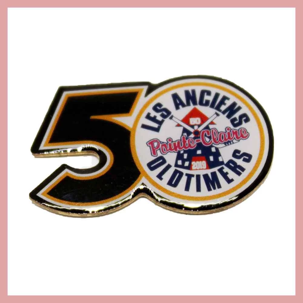 Épingles de revers personnalisées Digi-Process / Processus quadrichromie (1,25 pouce)