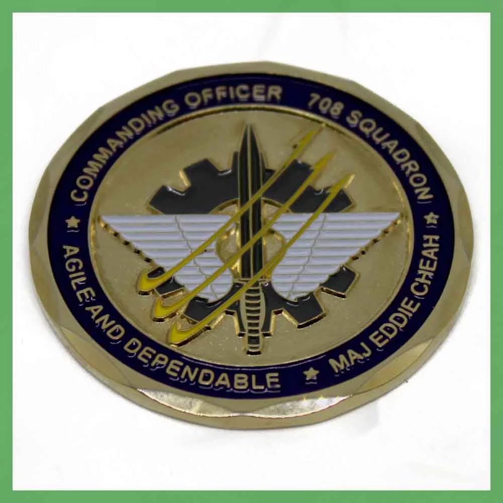 Custom 2'' Challenge Coins Die Struck Brass