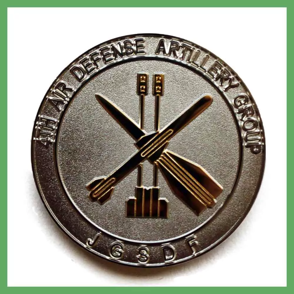 Médailles personnalisées de 1,5 pouces en laiton frappé à l'effigie.