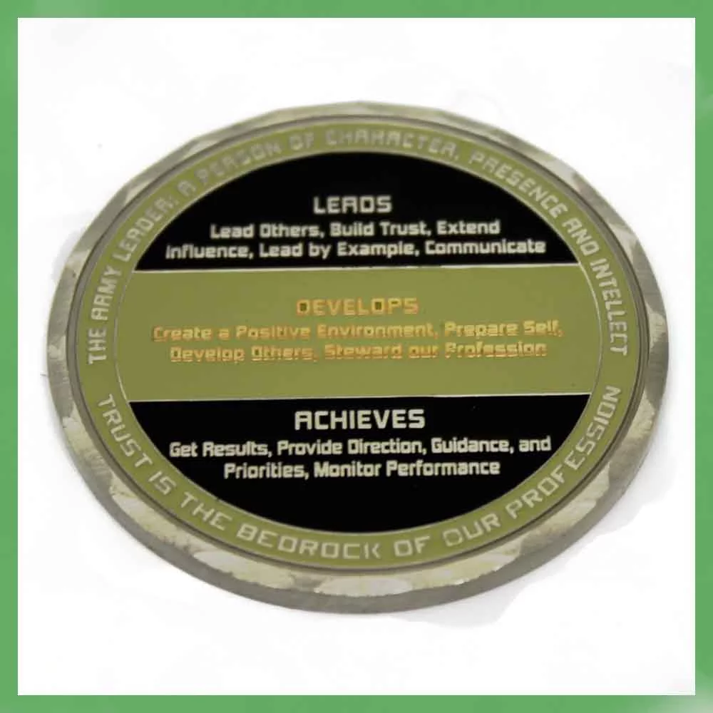 Custom 2'' Challenge Coins Die Struck Brass