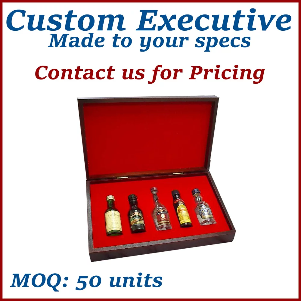 Custom American Walnut Presentation Wooden Box / Wooden Presentation Case - Made to Order