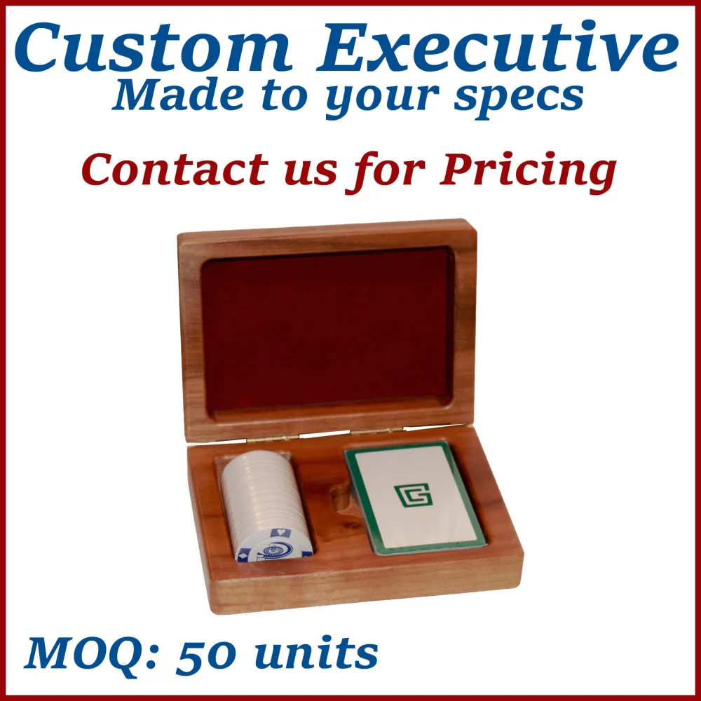 Professional Games Presentation Wooden Box / Poker Games Wood Box - Made to Order, low minimums