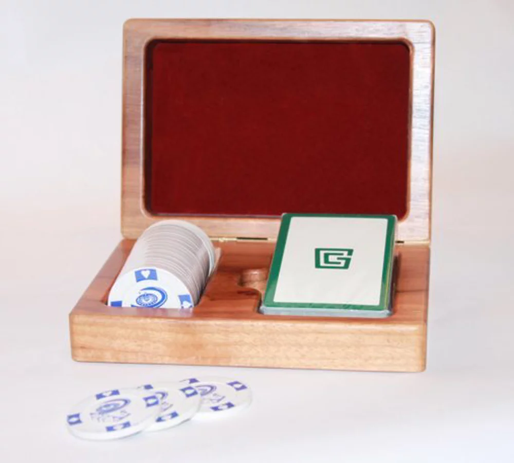 Professional Games Presentation Wooden Box / Poker Games Wood Box - Made to Order, low minimums