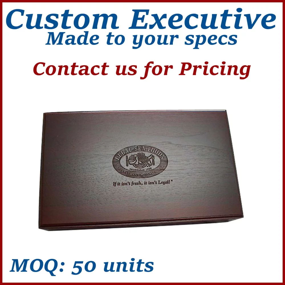 Custom Hinged Wooden Box / Custom Presentation Box - made to order, low minimums