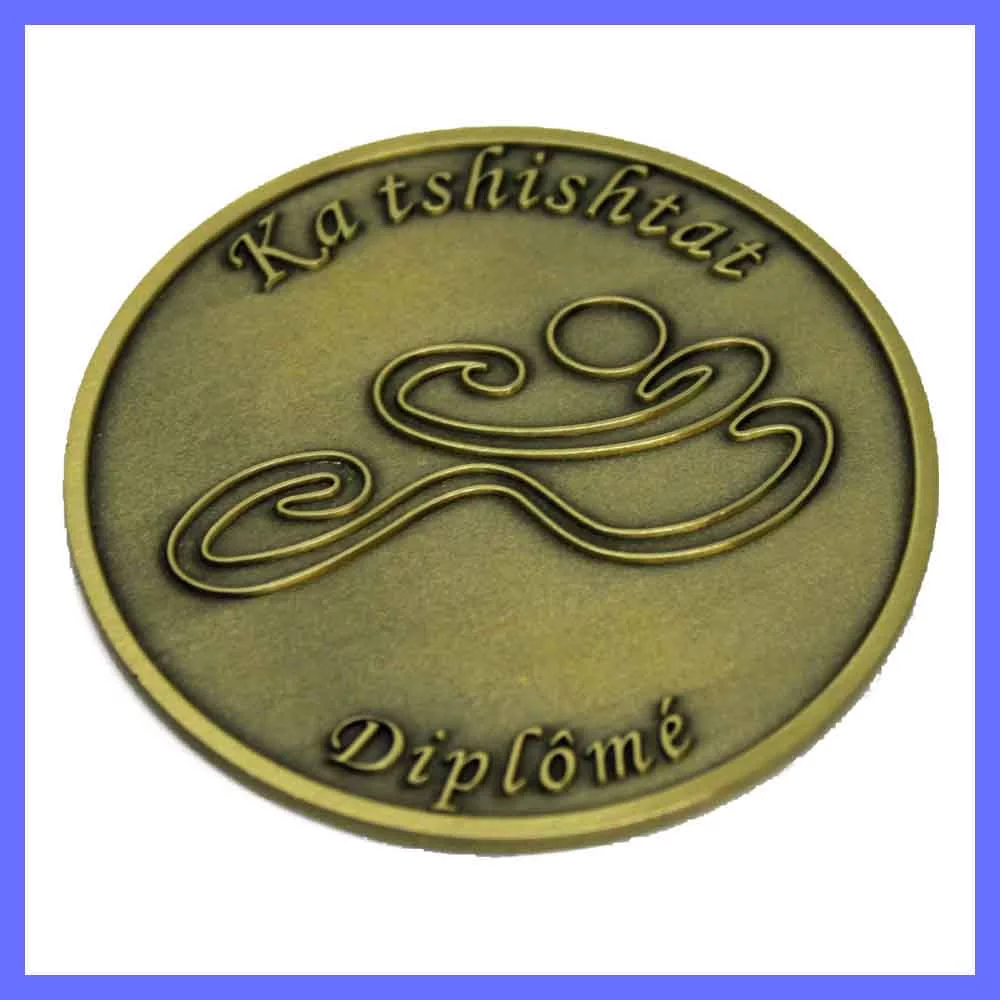 Custom 1.5'' Die Cast Medallions Antiqued Finish