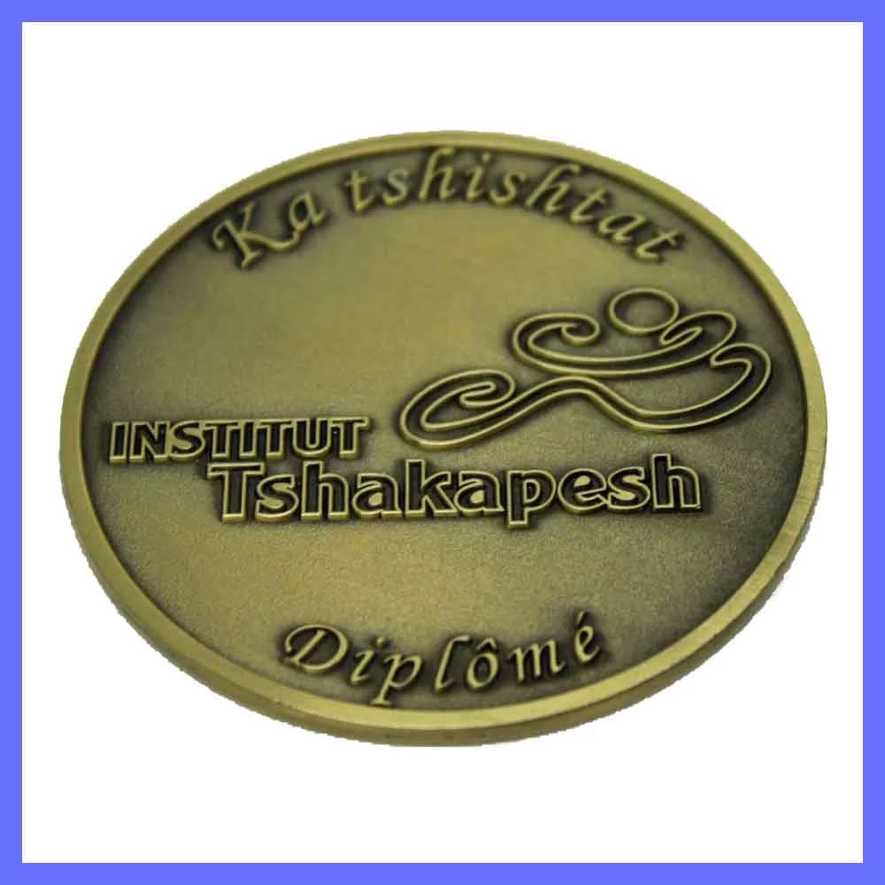 Custom 1.5'' Die Cast Medallions Antiqued Finish