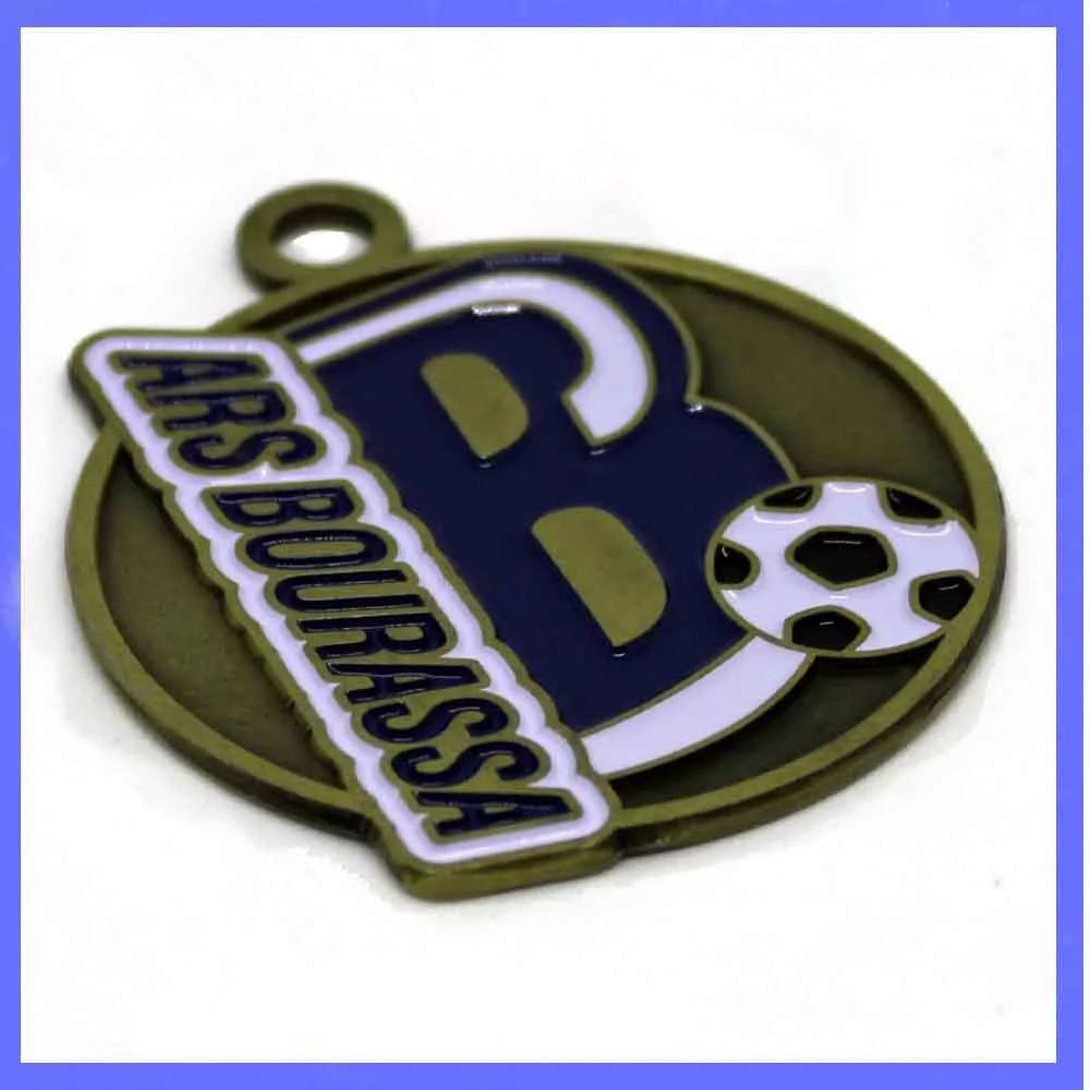 Custom 1.5'' Die Cast Medal Antiqued Finish