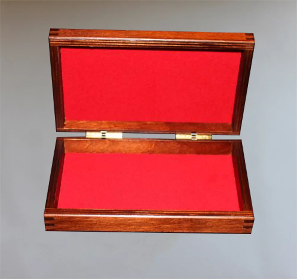 Executive Medallion Presentation Wooden Box - made to order, low minimum