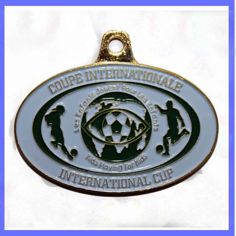 Médaille en fonte de 1,5'' personnalisée avec émail doux (jusqu'à 4 couleurs)