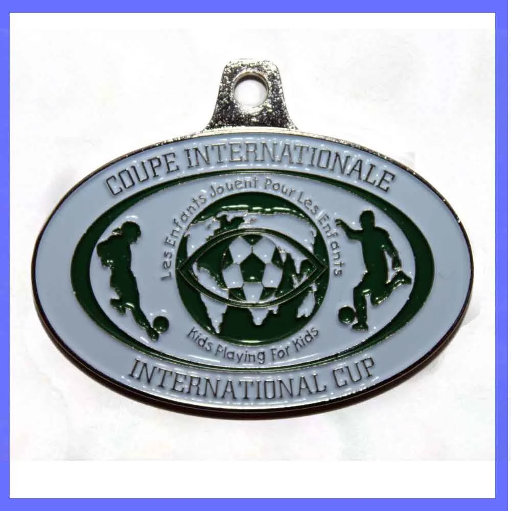 Médaille en fonte de 1,5'' personnalisée avec émail doux (jusqu'à 4 couleurs)