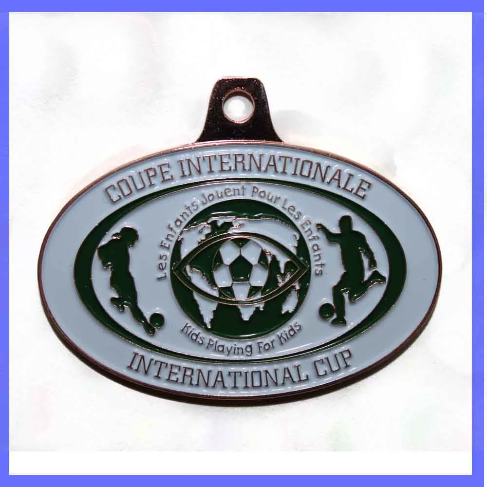 Médaille en fonte de 1,5'' personnalisée avec émail doux (jusqu'à 4 couleurs)