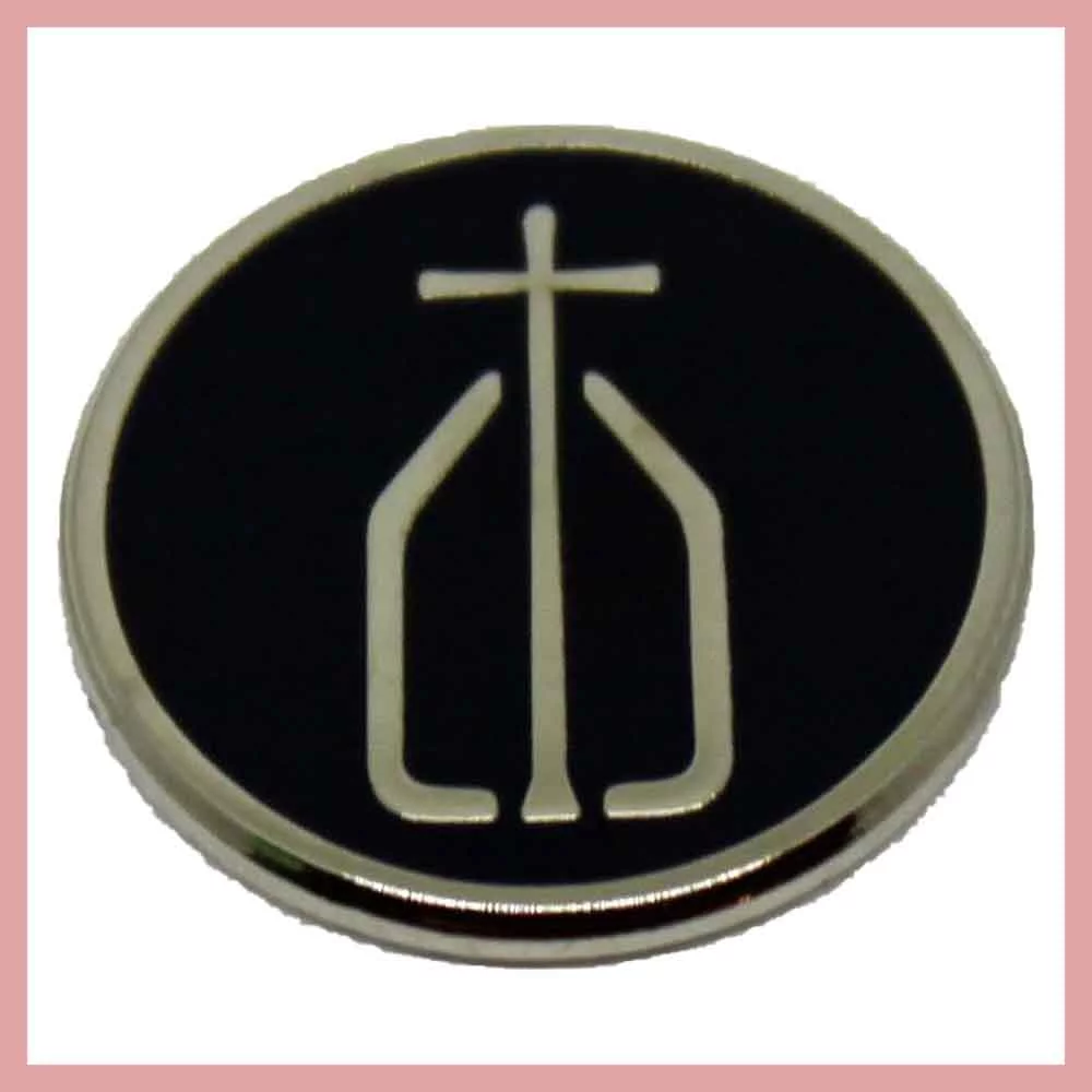 Insigne de revers personnalisé en émail dur frappé - 4 couleurs (0,75'')