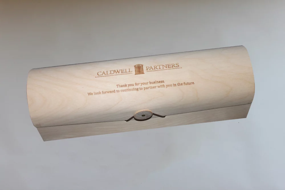 Flex Roll Box Single Bottle Wood Wine Chest Box