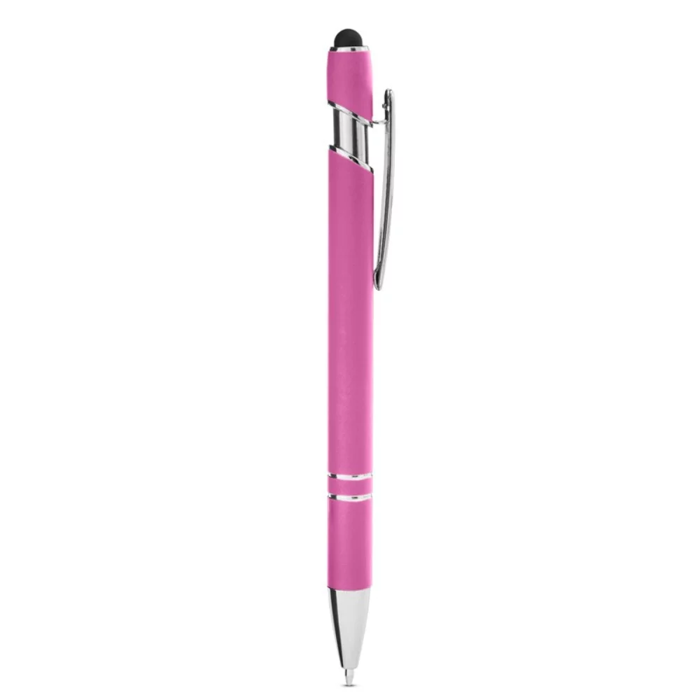 Stylo à stylet en aluminium caoutchouté Core 365®
