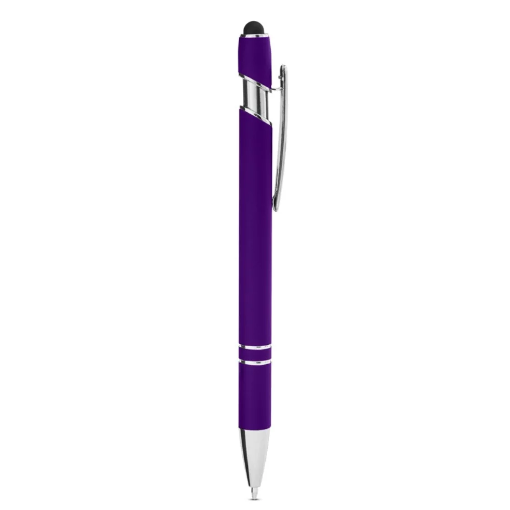 Stylo à stylet en aluminium caoutchouté Core 365®