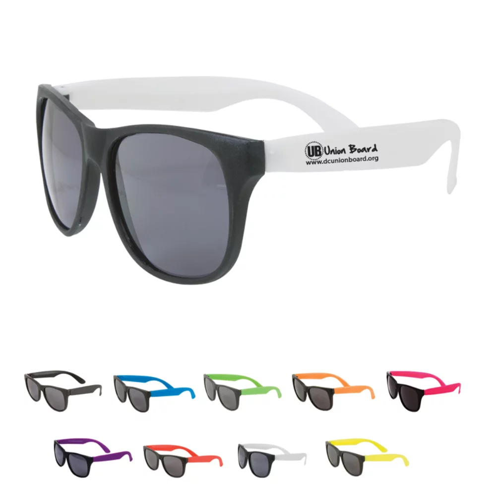 Lunettes de soleil mates bicolores